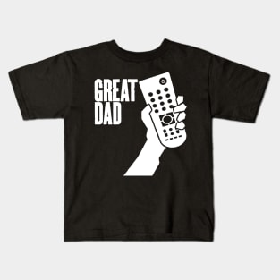 Best Dad Rock Band Logo Parody For Father's Day Kids T-Shirt